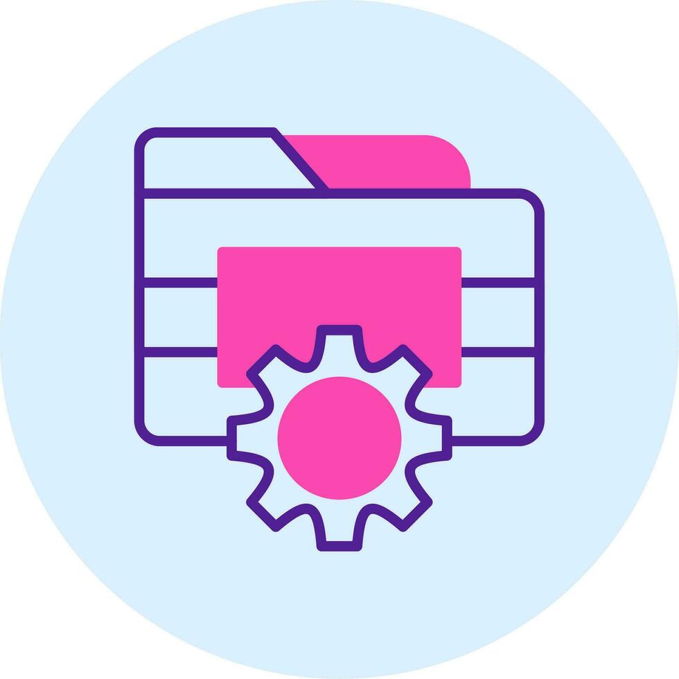 Folder Management Vector Icon