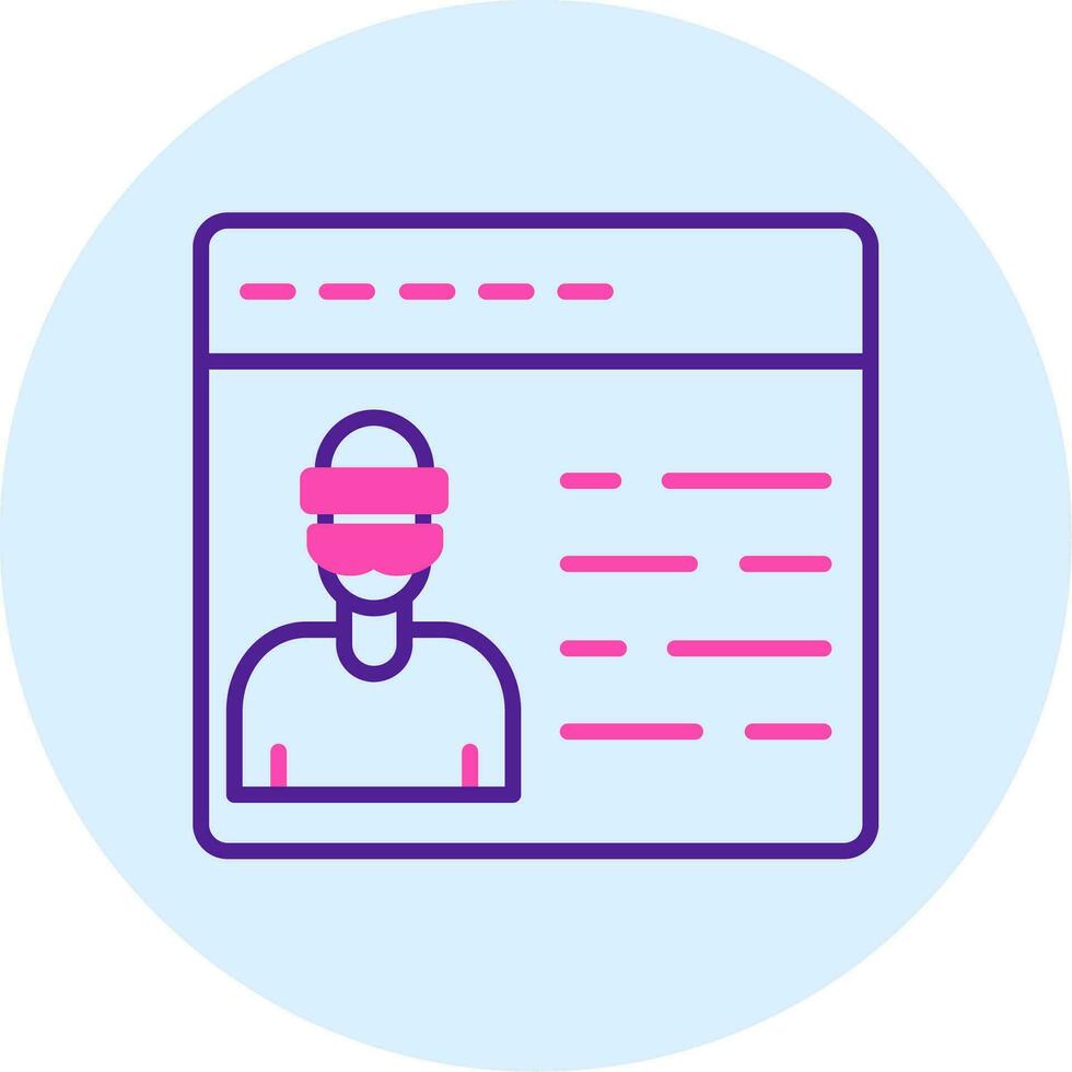 Criminal Database Vector Icon