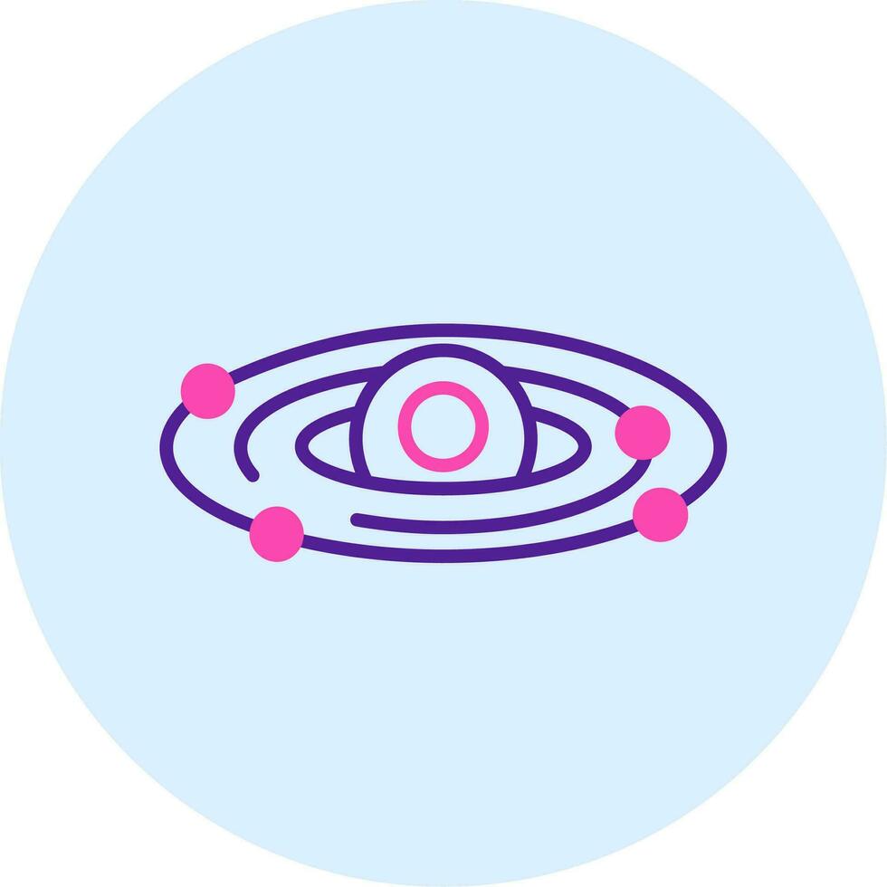 Black Hole Vector Icon