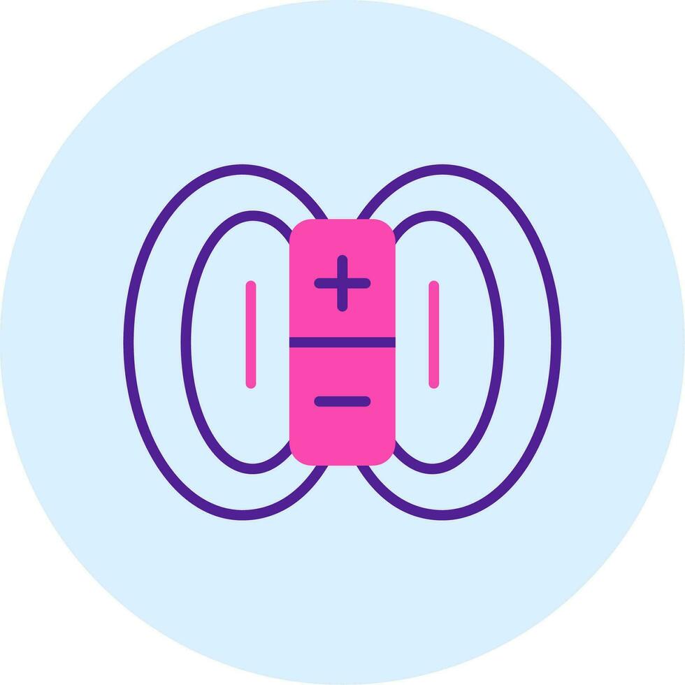 Magnetic Field Vector Icon