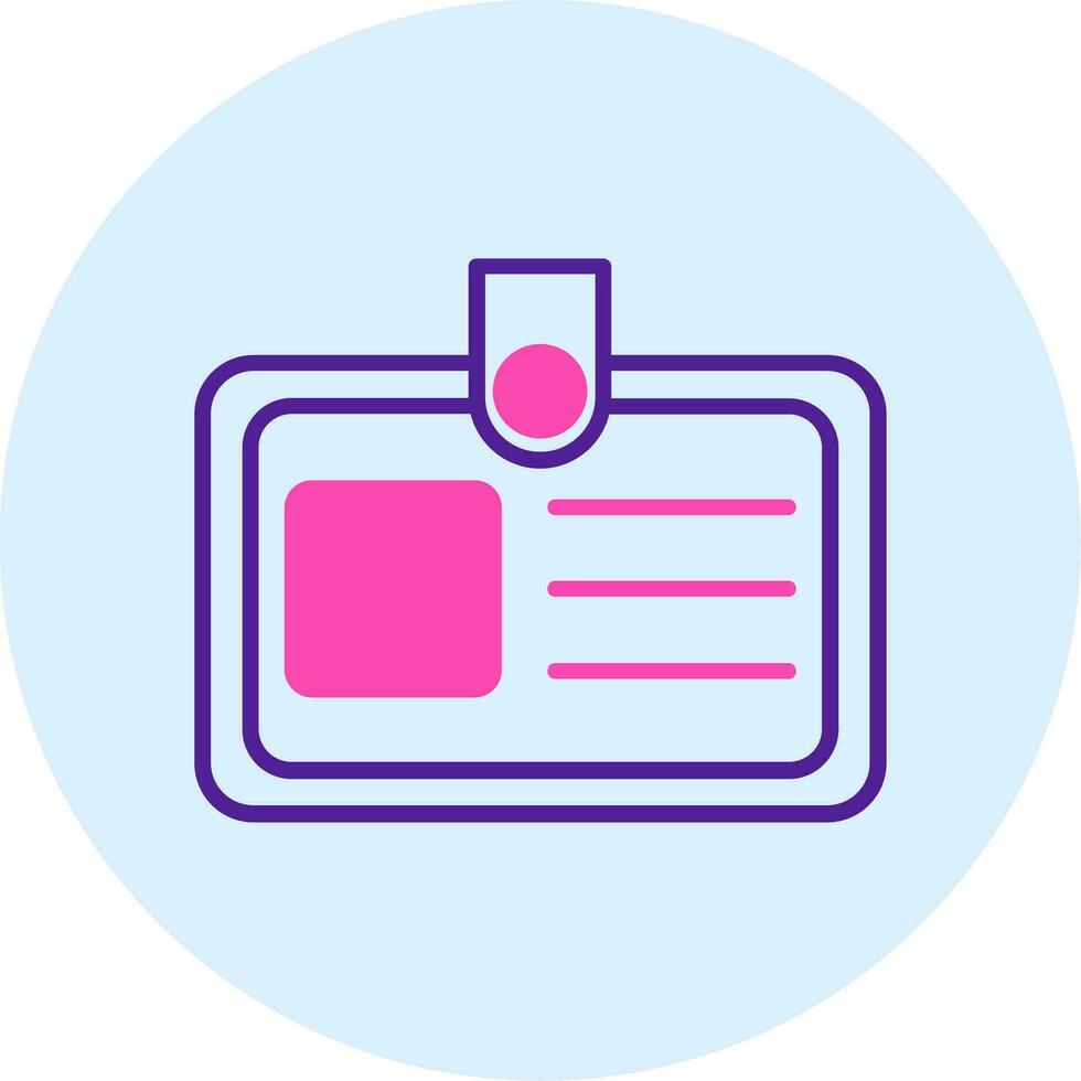 Identification Card Vector Icon