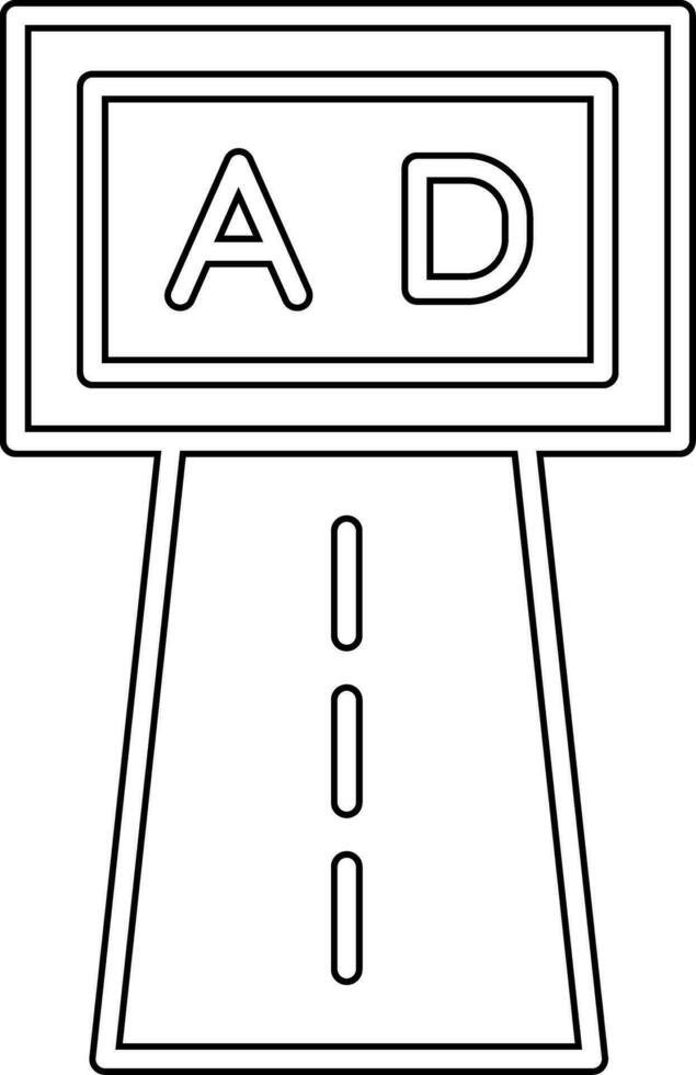 Road Vector Icon