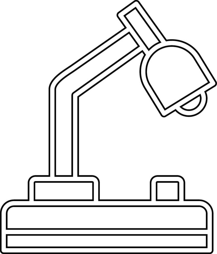 Desk Lamp Vector Icon