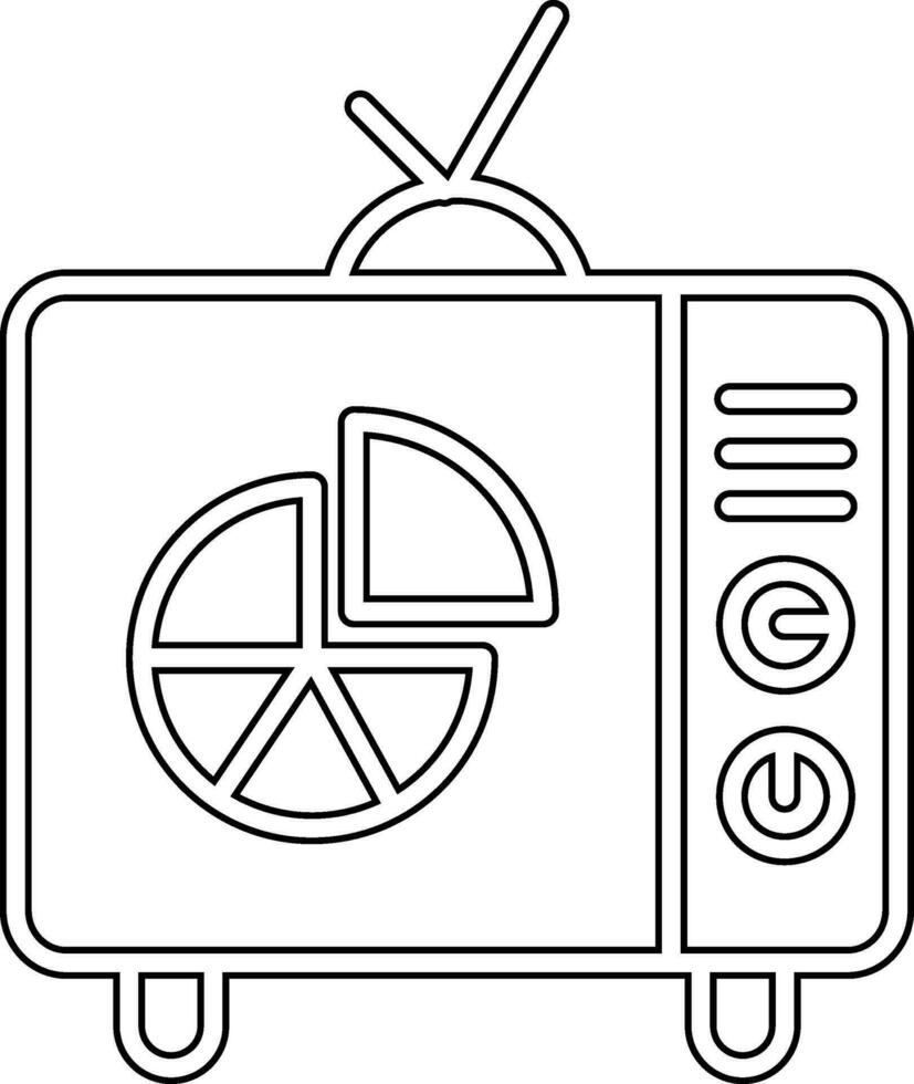 icono de vector de tv