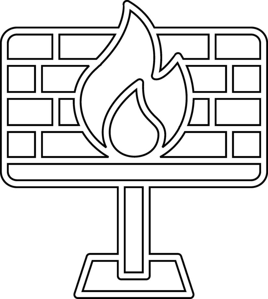 Firewall Vector Icon