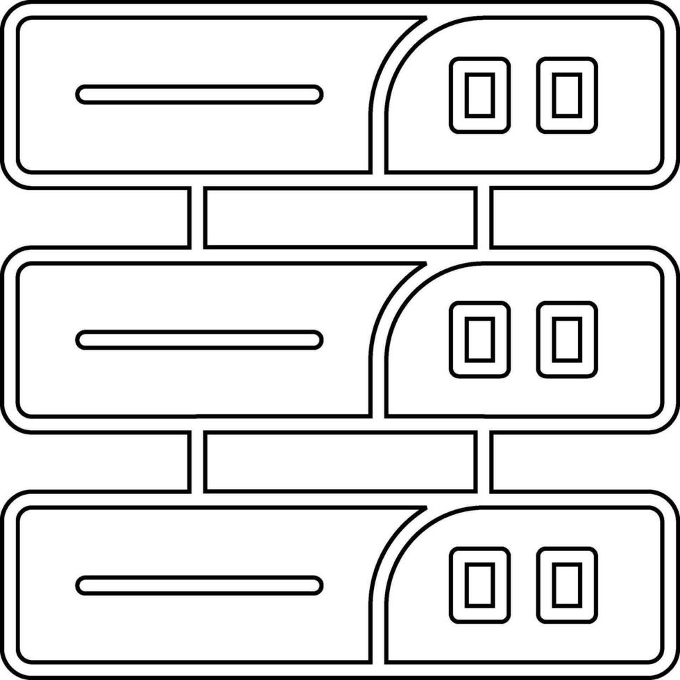 icono de vector de base de datos