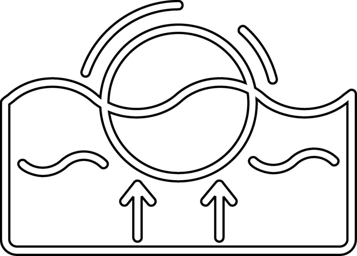 Float Vector Icon