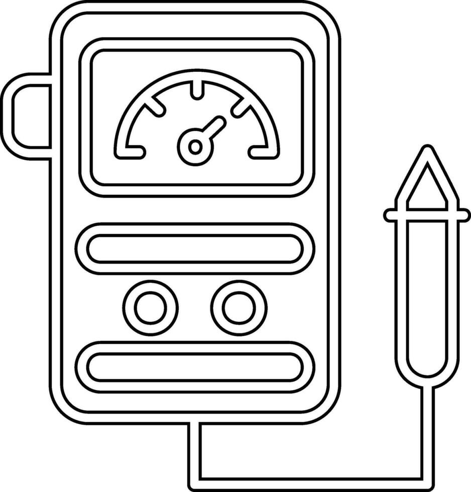 Voltmeter Vector Icon