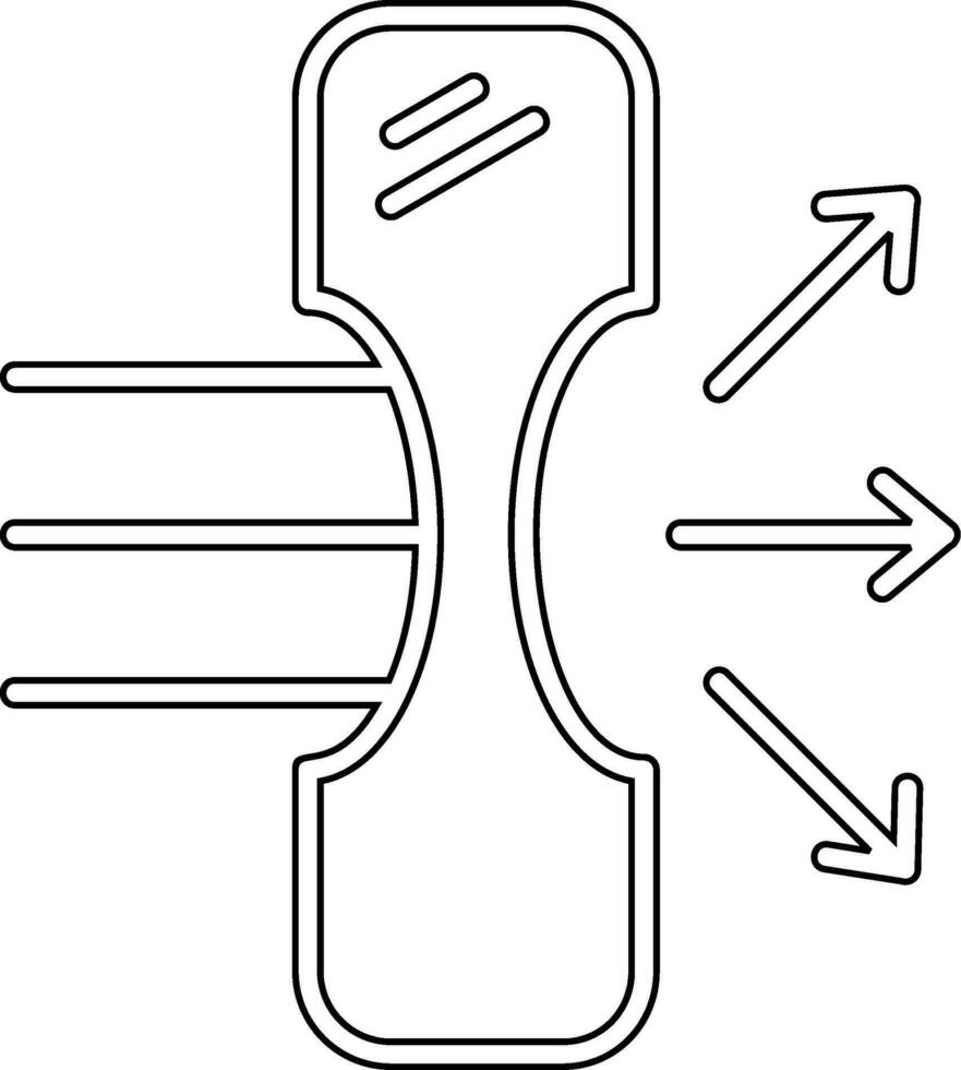 icono de vector de dispersión