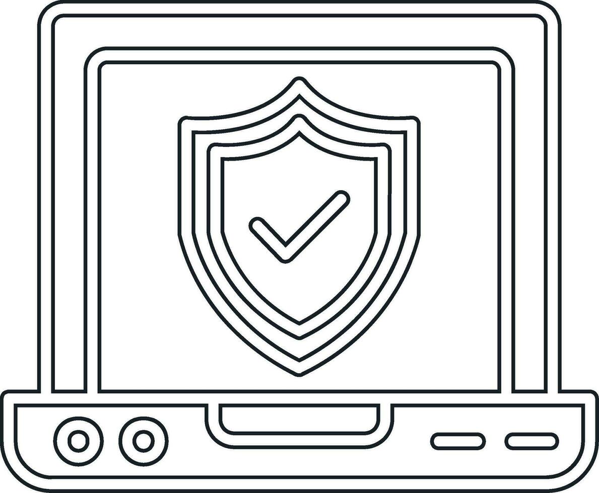 icono de vector de seguridad