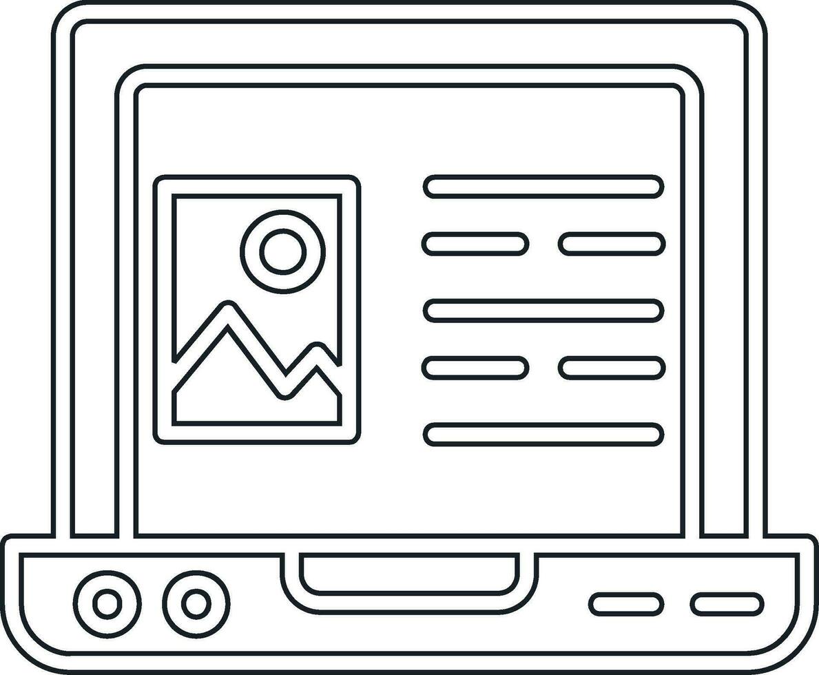 Blog Vector Icon