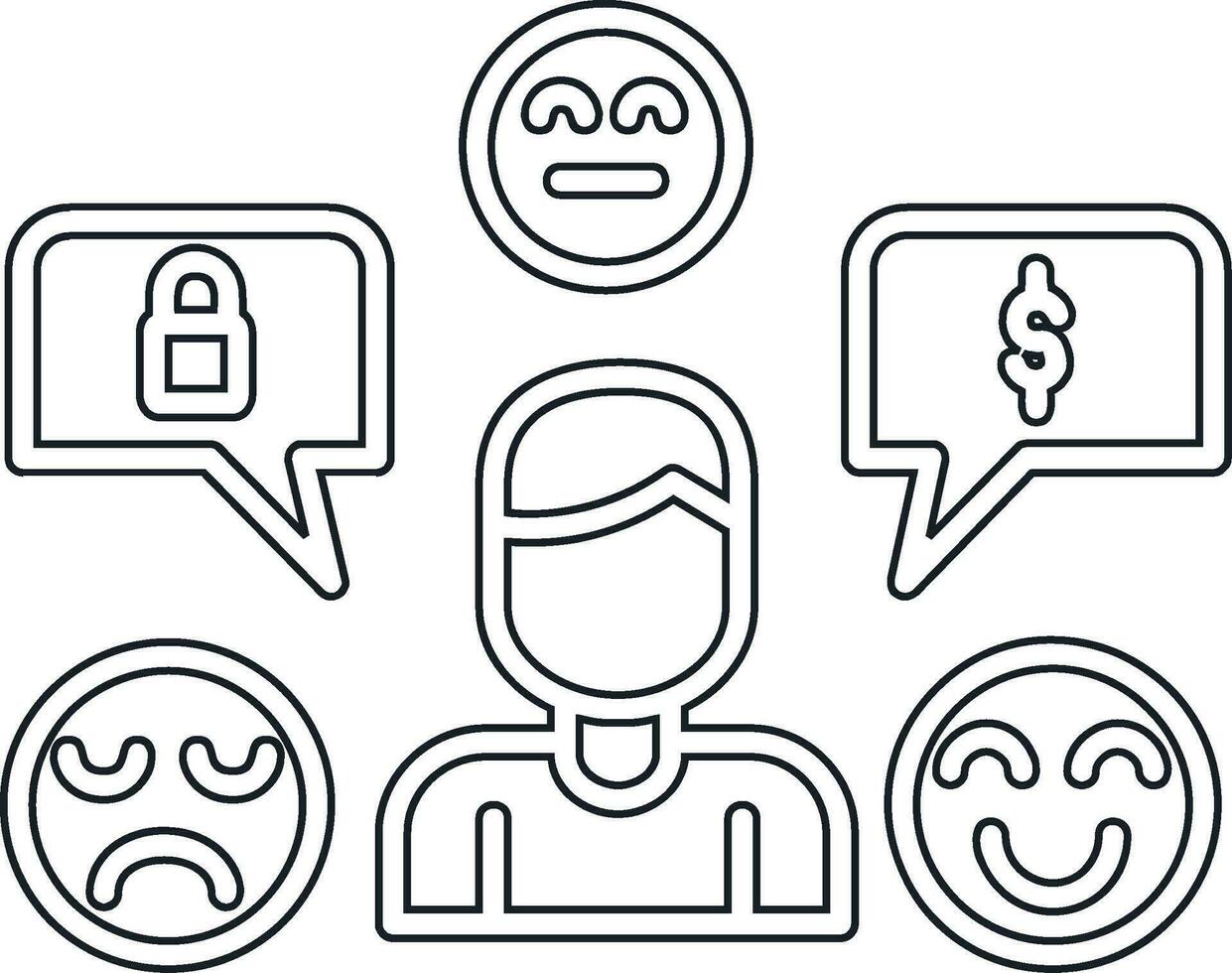Customer Behavior Vector Icon