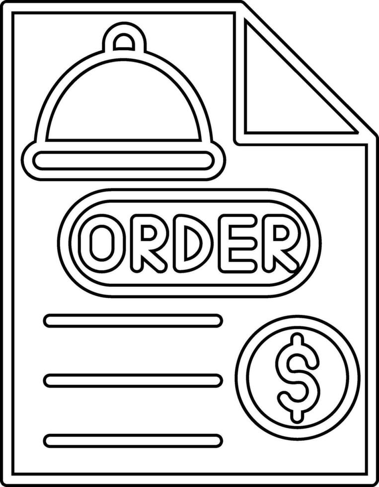 Order Vector Icon