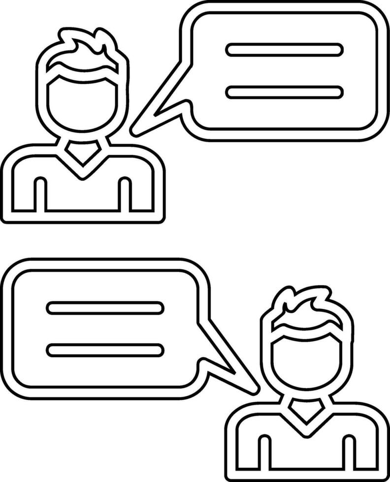 Conversation Vector Icon