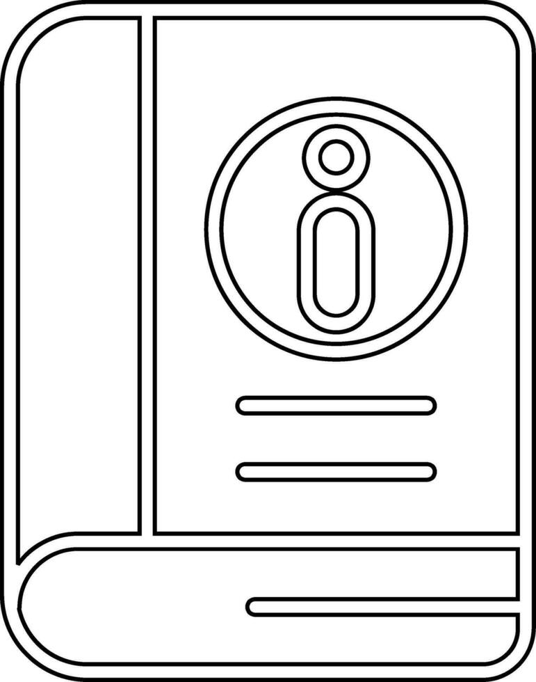 Manual Vector Icon