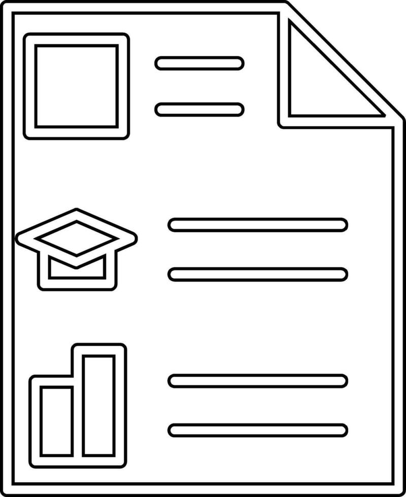 Curriculum Vitae Vector Icon