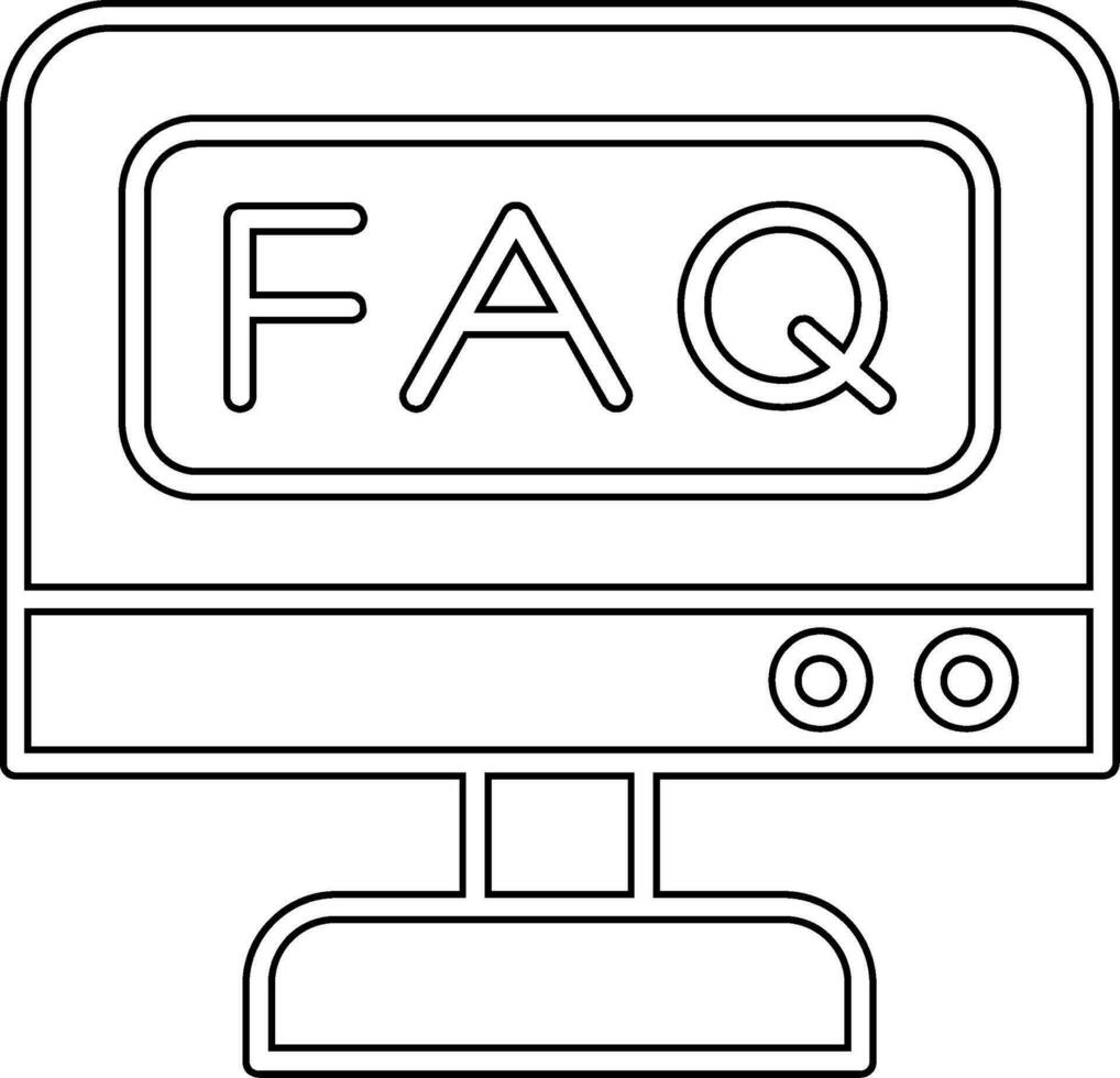 Faq Vector Icon