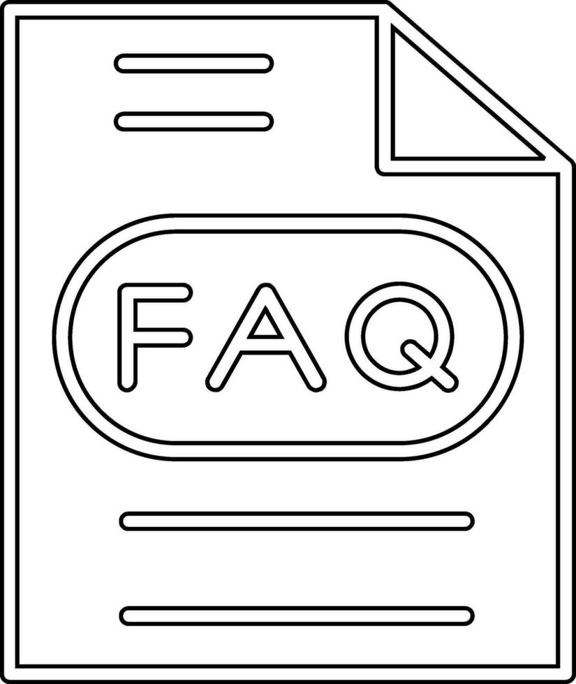 Faq Vector Icon