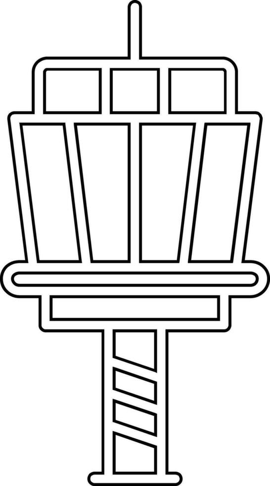 Control Tower Vector Icon
