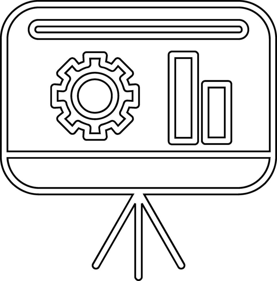 icono de vector de presentación