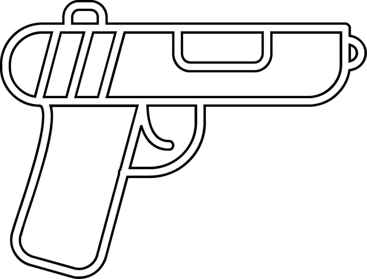 icono de vector de pistola