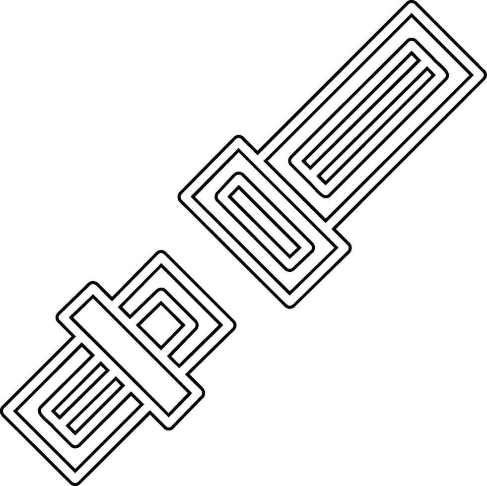 Safety Belt Vector Icon
