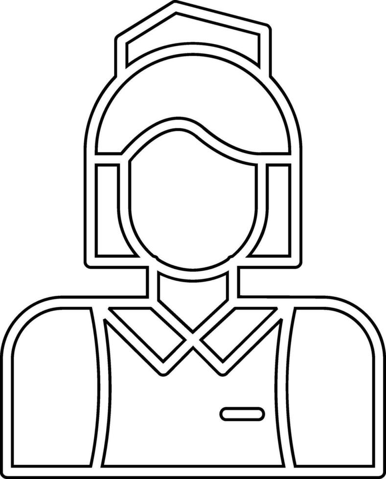 Flight Attendant Vector Icon