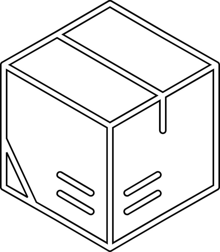 Black Box Vector Icon