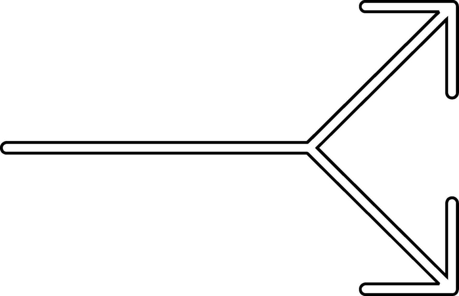 Split Vector Icon