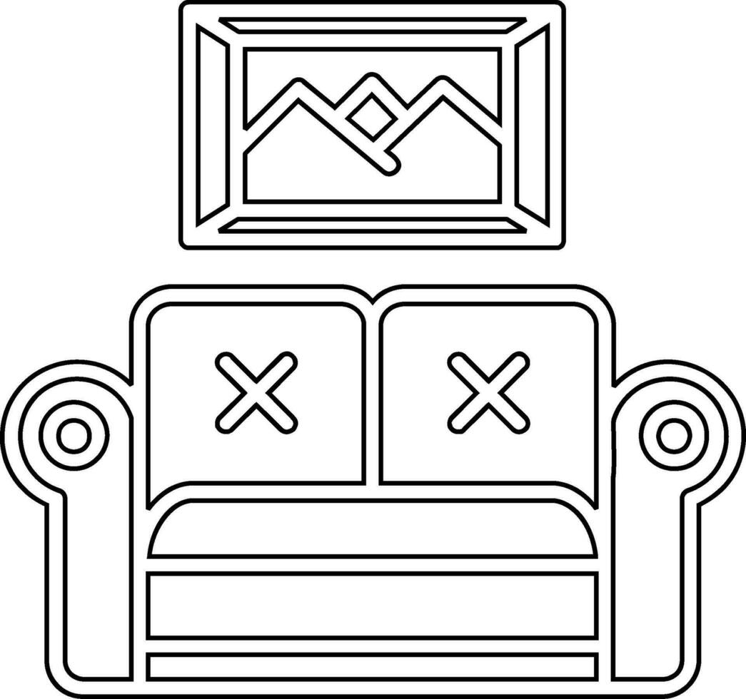 Sofa Vector Icon