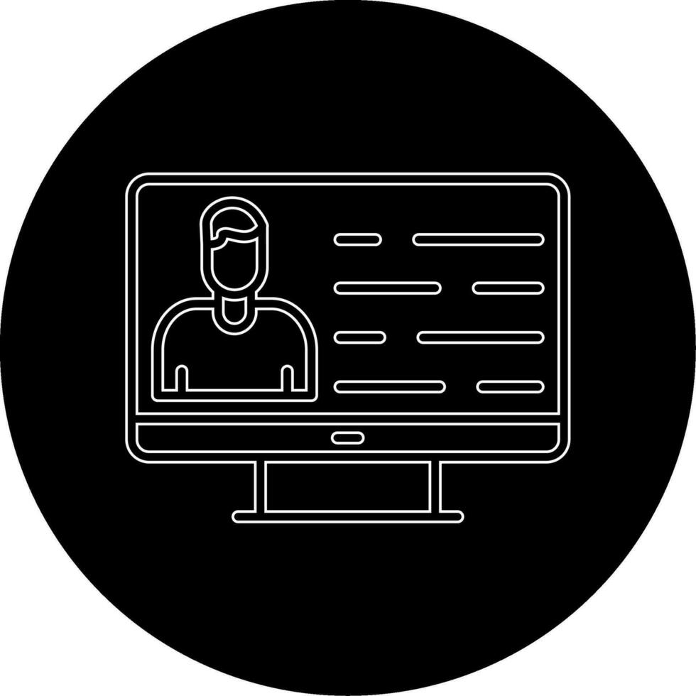 Criminal Database Vector Icon