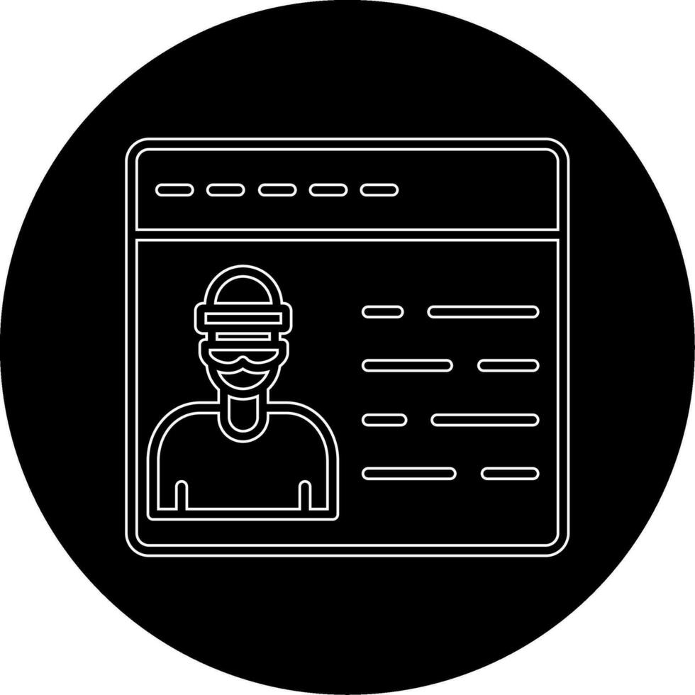 Criminal Database Vector Icon