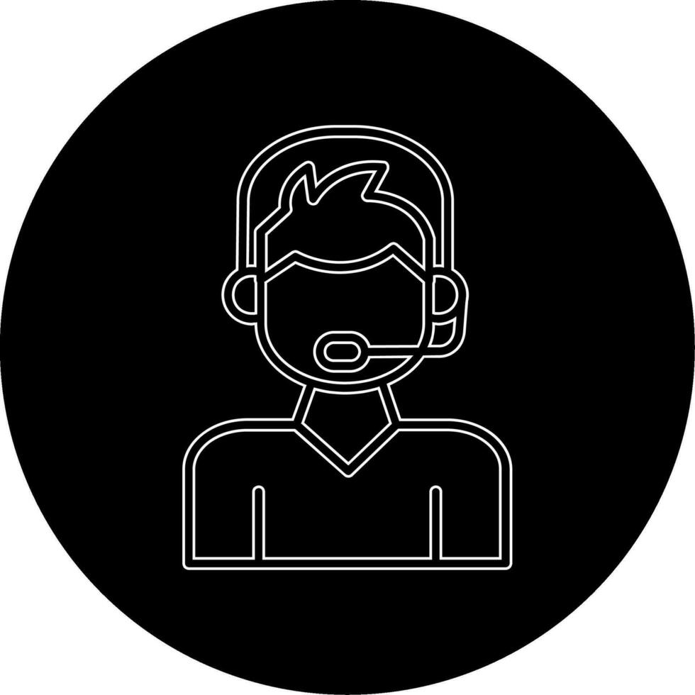 Call Center Agent Vector Icon