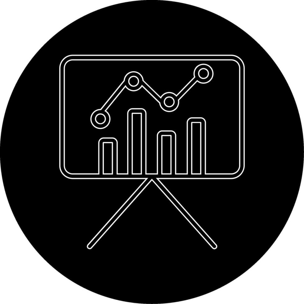 Stats Presentation Vector Icon