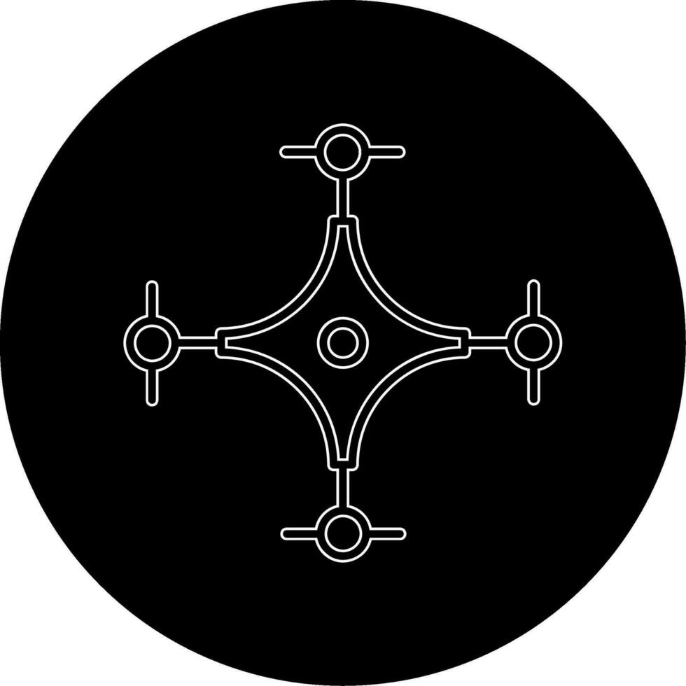 icono de vector de dron