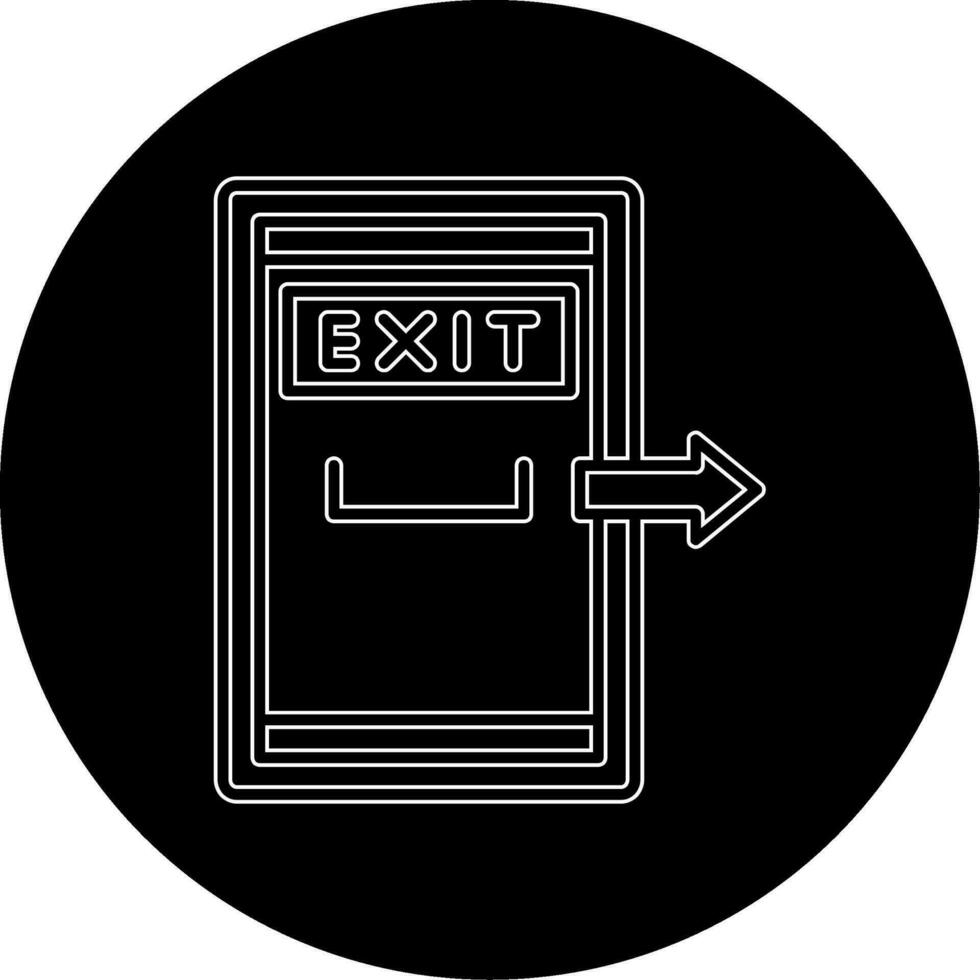 Exit Door Vector Icon