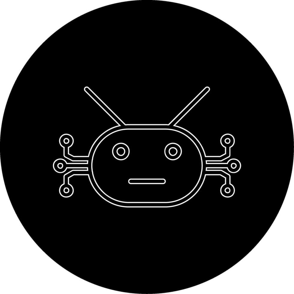 icono de vector de ciborg