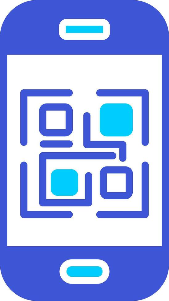 icono de vector de código qr