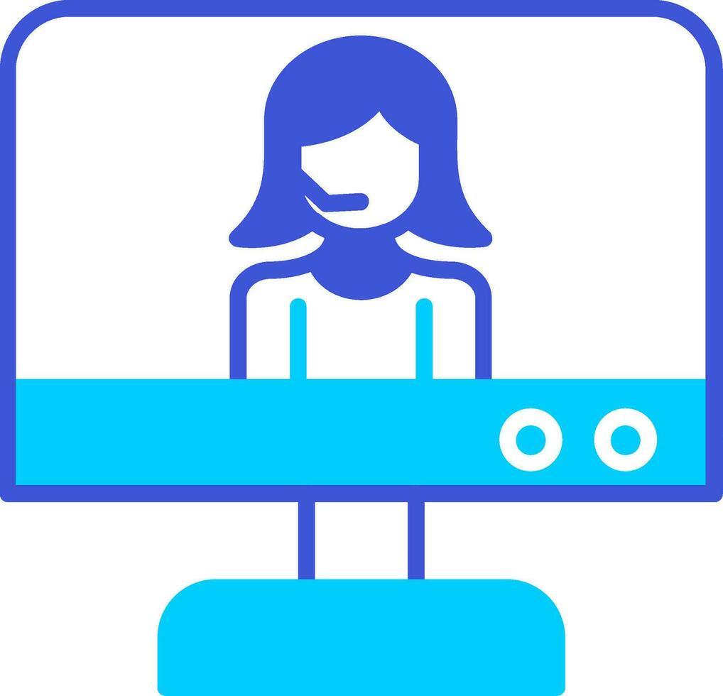 Online Support Vector Icon