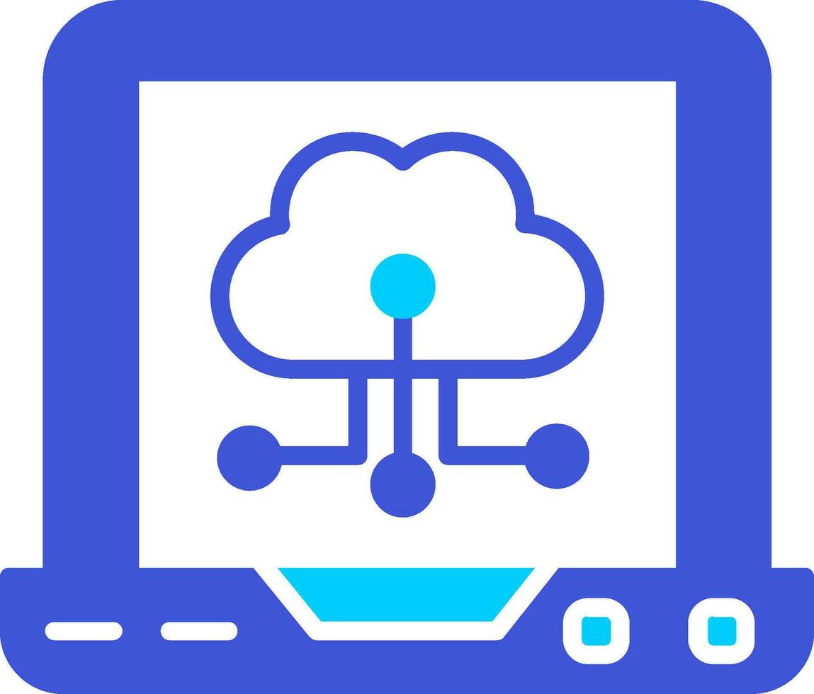 Cloud Computing Vector Icon