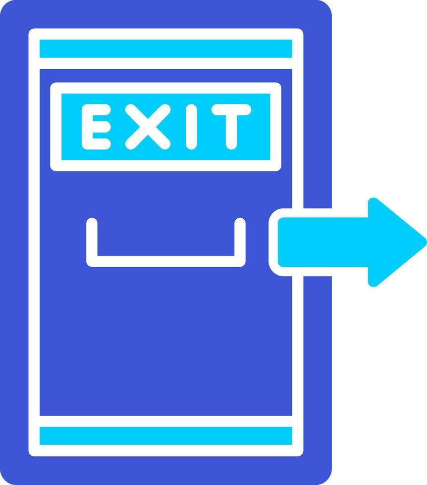 Exit Door Vector Icon