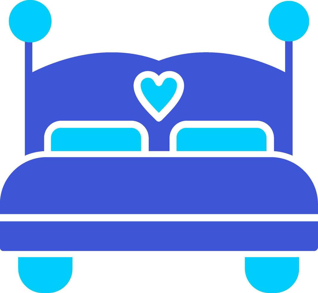 Double Bed Vector Icon