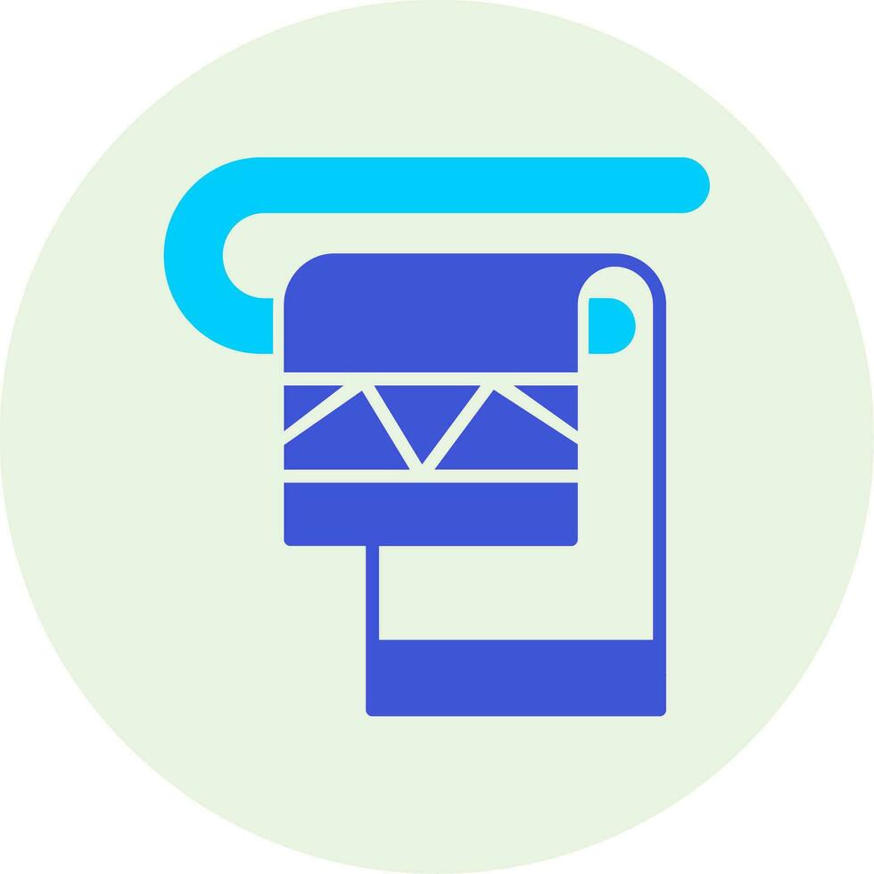 Towel Rack Vector Icon