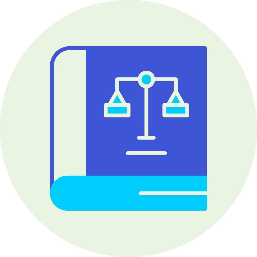 Law Book Vector Icon