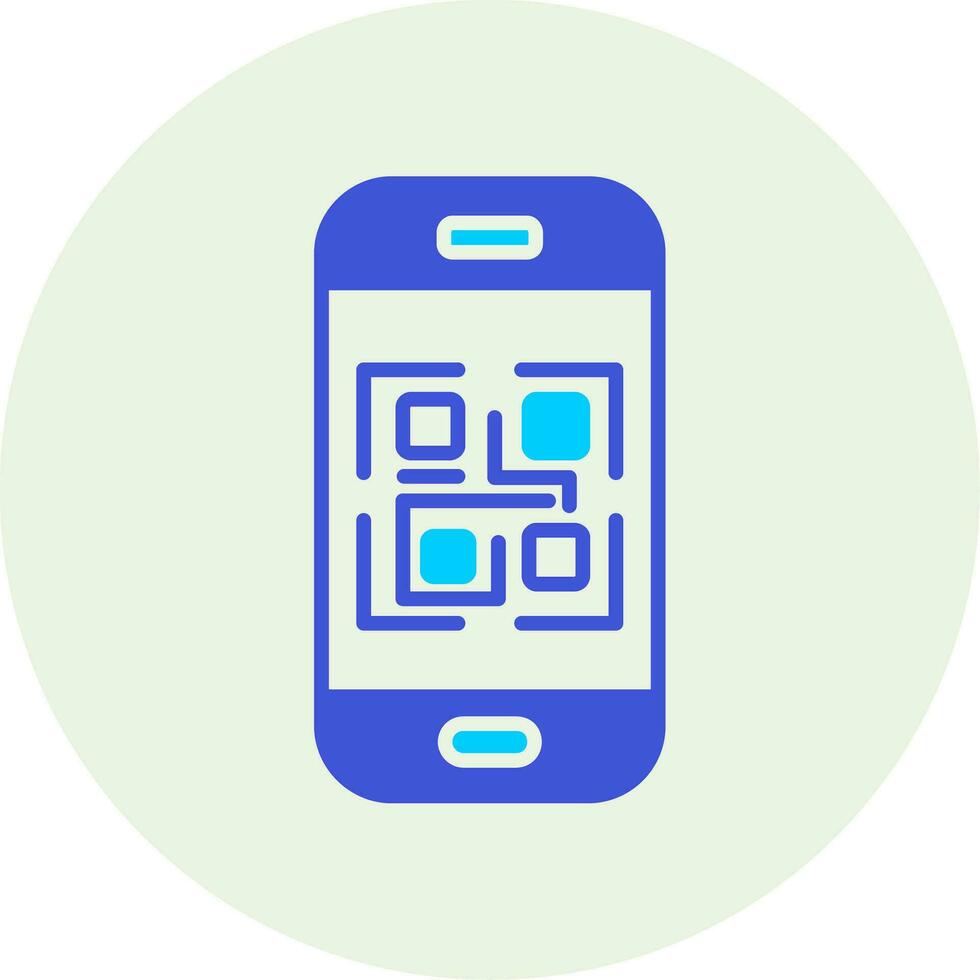 icono de vector de código qr