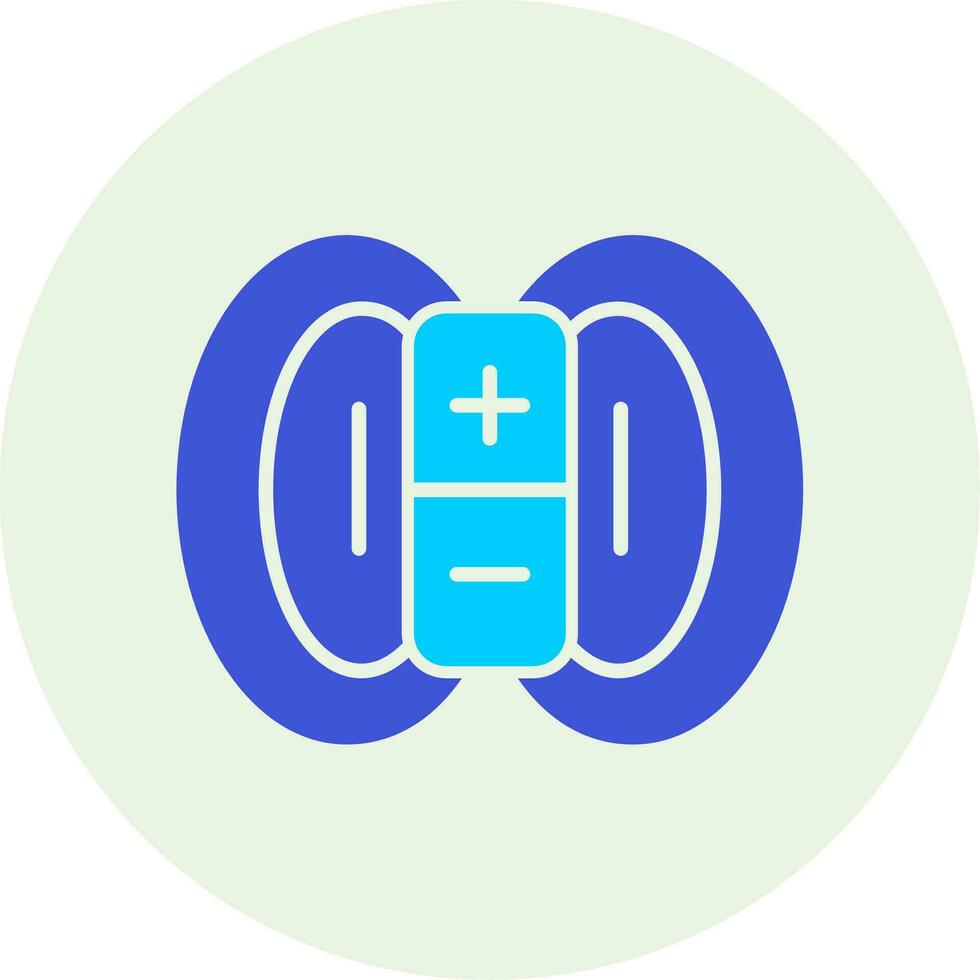 Magnetic Field Vector Icon