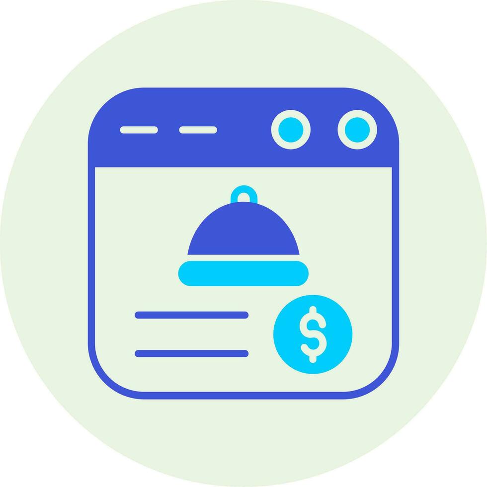Online Food Order Vector Icon