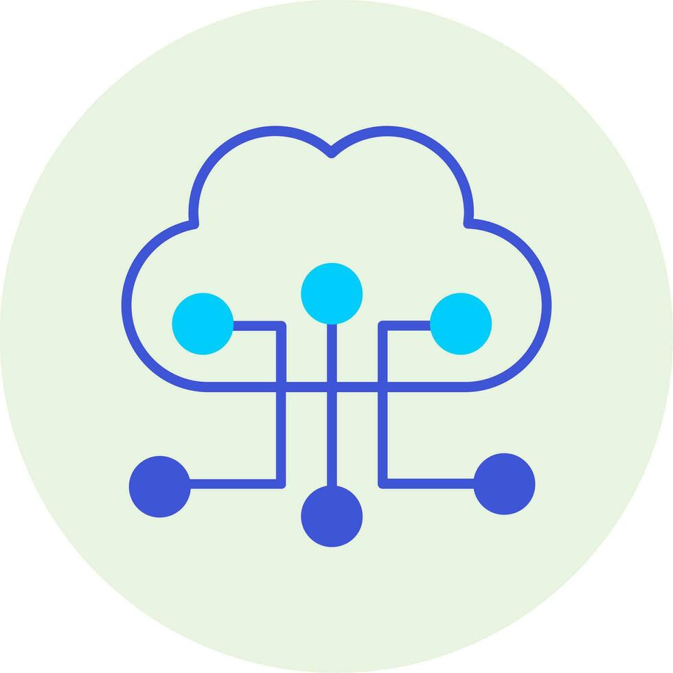 Cloud Configuration Vector Icon