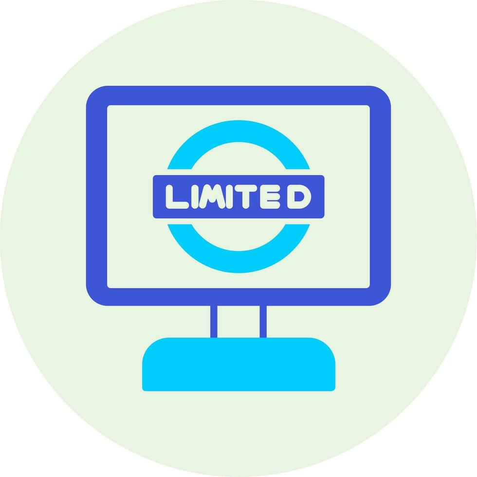 Limited Vector Icon