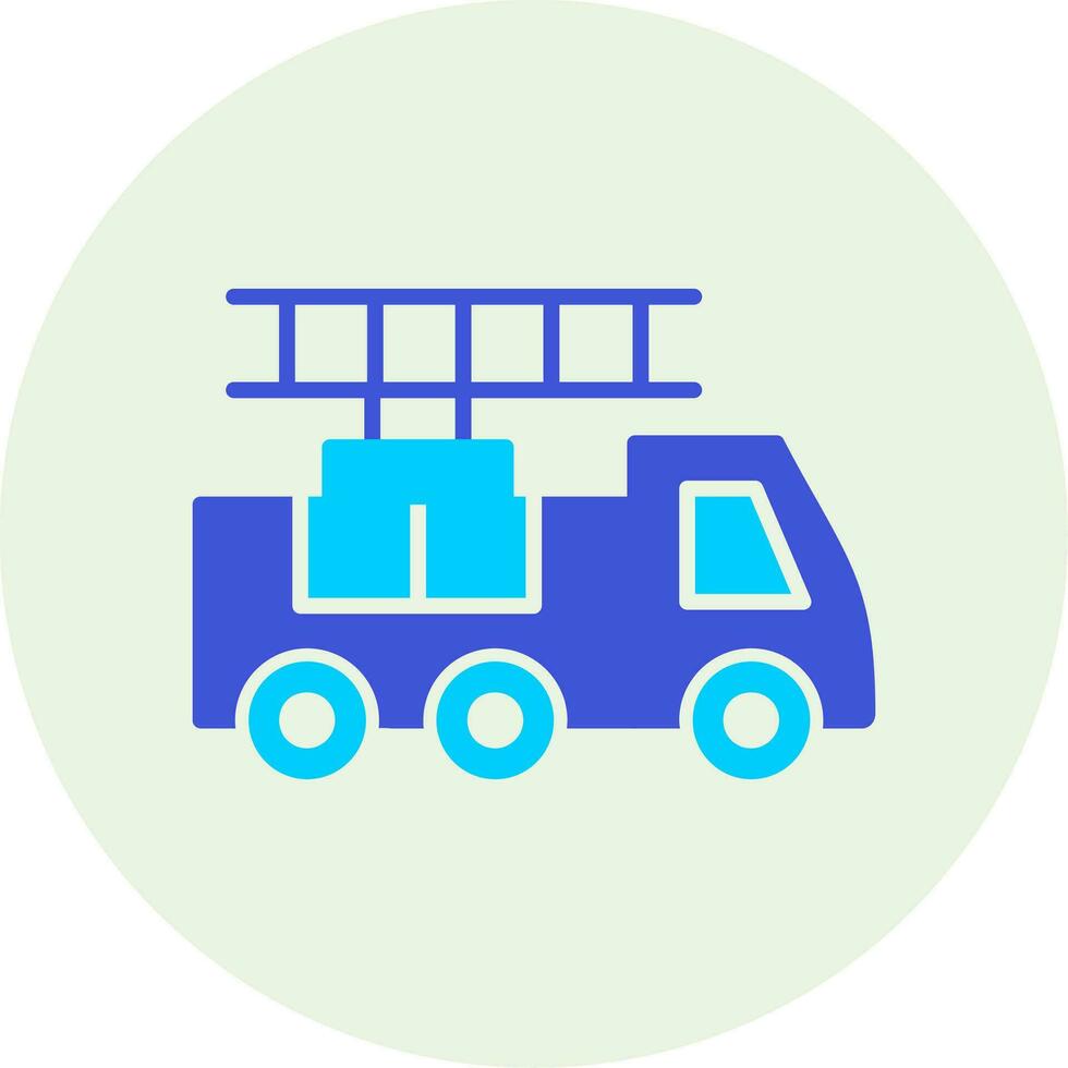 Ladder Truck Vector Icon